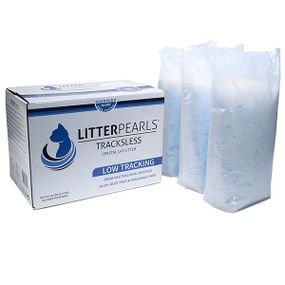 Силикагелевый наполнитель для кошачьего туалета Litter Pearls TrackLess, 18.94 л