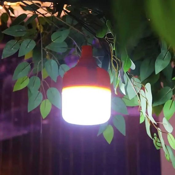 Кемпинговая лампа с солнечной панелью 80W, GR 015 / Аккумуляторный фонарь на крючке / Подвесная LED лампа | Зображення 8