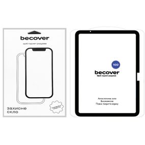 Стекло защитное BeCover 10D Apple iPad Air 11&quot; M2 2024 Black (711675)