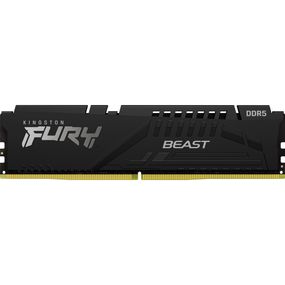 Модуль пам&#039;яті для комп&#039;ютера DDR5 16GB 6400 MHz Beast Black XMP Kingston Fury (ex.HyperX) (KF564C32BB-16)