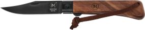 Ніж Main Knives Workers line Clip Point BB Walnut Wood PU Loop Brown