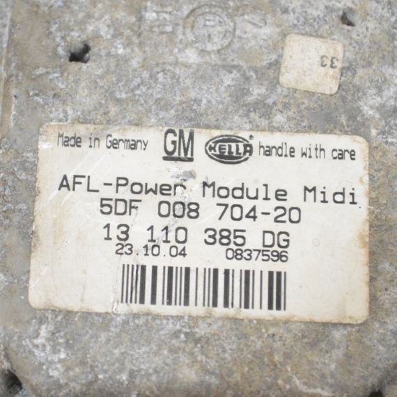 Блок управління поворотом ксенону Opel Astra H 2004-2010 Модуль повороту ксенону Опель Астра Н 5DF008704 13110385DG | Зображення 2