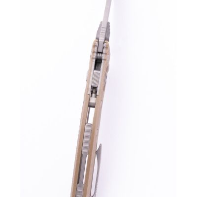 Нож Microtech Amphibian Ram-Lock, клинок Apoc Fluted, руків&apos;я tan G10 (137RL-10APFLGTTA) | Зображення 2