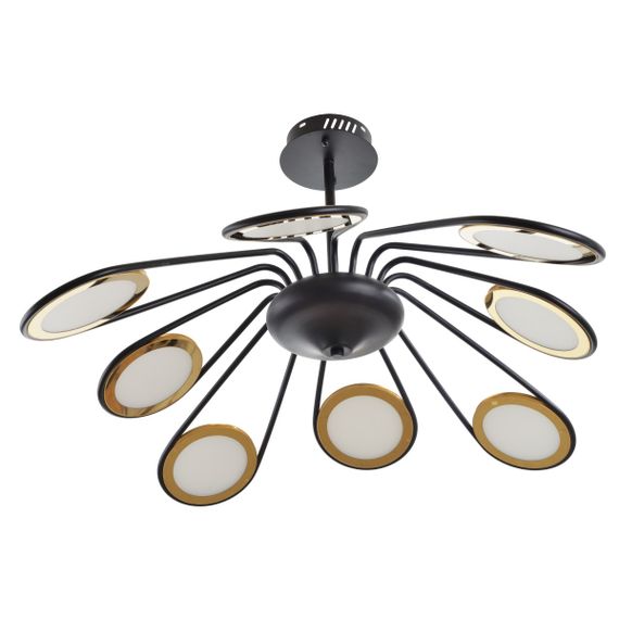 Люстра лофт светодиодная 87W NW BK (BL-899S/8)