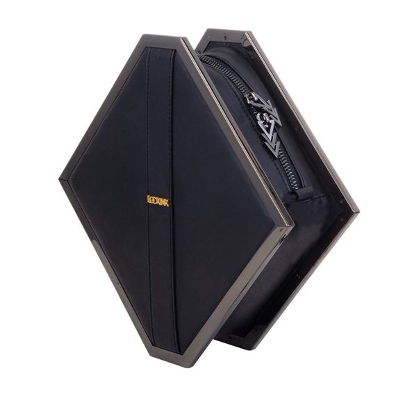 Сумка для секс-іграшок LOCKINK Mysterious Square Kink Bag, чорна, набір для бондажу в комплекті | Зображення 6