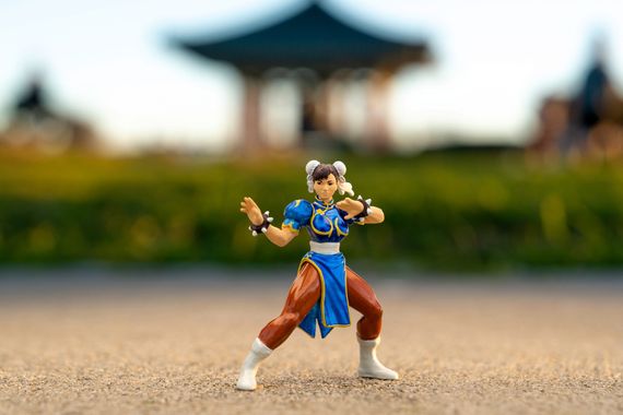 Игровая металлическая машинка Street fighter Мазда RX-7 с Чан-ли | Зображення 9