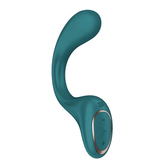 Вагінально-кліторальний вібратор Satisfyer G for Goddess 2 Bottle Green, 2 мотори | Зображення 1