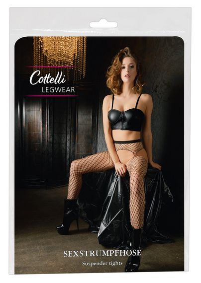 Колготки - 2530155 Cottelli Collection Sex Tights S-L Sex Aura