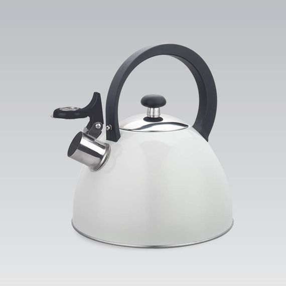 Чайник із свистком Maestro MR-1302-WG 2.5 л білий | Зображення 2