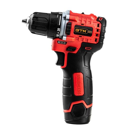 Шурупокрут акумуляторний GTM DS12/38BL (38 Нм, 0.8-10 мм, BL, 12 В) | Зображення 2