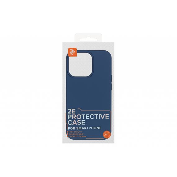 Чохол до мобільного телефона 2E Basic Apple iPhone 13 Pro, Liquid Silicone, Cobalt Blue (2E-IPH-13PR-OCLS-CB) | Зображення 1