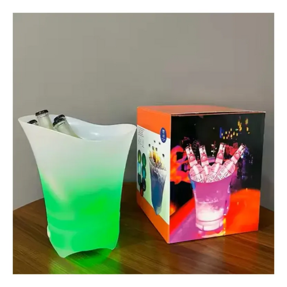 Світлодіодне відро для льоду, що світиться, з Bluetooth-колонкою, лід і музика в одному пристрої | Зображення 5
