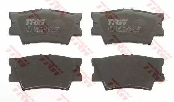 Колодки задні гальмівні RAV4 05-, TRW (GDB3426) (04466-42060) | Зображення 4