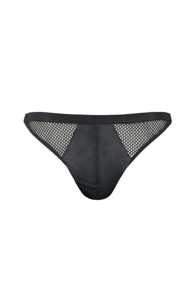 Дерзкие открытые трусы Passion 034 Slip Open Luke, Черный, S, M, Маленький размер | Зображення 2