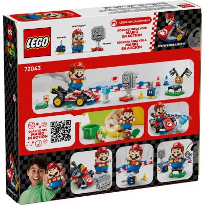 Конструктор LEGO Super Mario Mario Kart – Interactive Mario та Standard Kart (72043) | Зображення 2