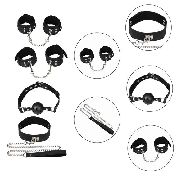 Набір БДСМ - Erospace Wild Play BDSM Set 5 pcs C11 | Зображення 2