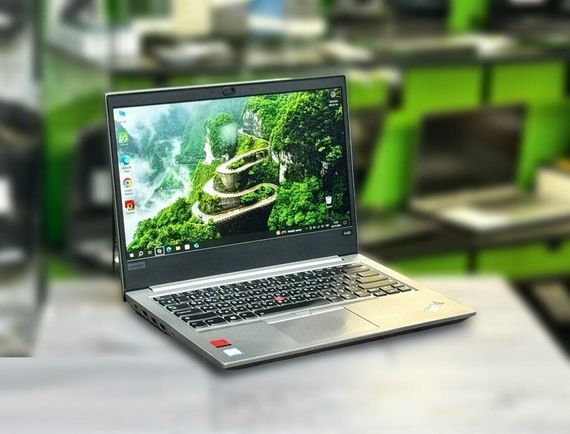 Ноутбук Б-класс Lenovo ThinkPad E480 / 14" (1920x1080) IPS / Intel Core i7-8550U (4 (8) ядра по 1.8 - 4.0 GHz) / 16 GB DDR4 / 256 GB SSD + 1000 GB HDD / AMD Radeon RX 550, 2 GB GDDR5, 64-bit / WebCam б/у | Зображення 2