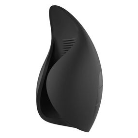 Мастурбатор з вібрацією Dream Toys Essentials, відкритий, нереалістичний, чорний, 13 см Sex Aura