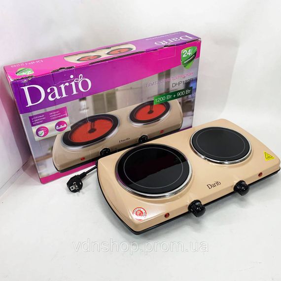 Плитка двоконфорочна електрична, Міні електроплита, Портативна плита для готування OC-94 | Зображення 5