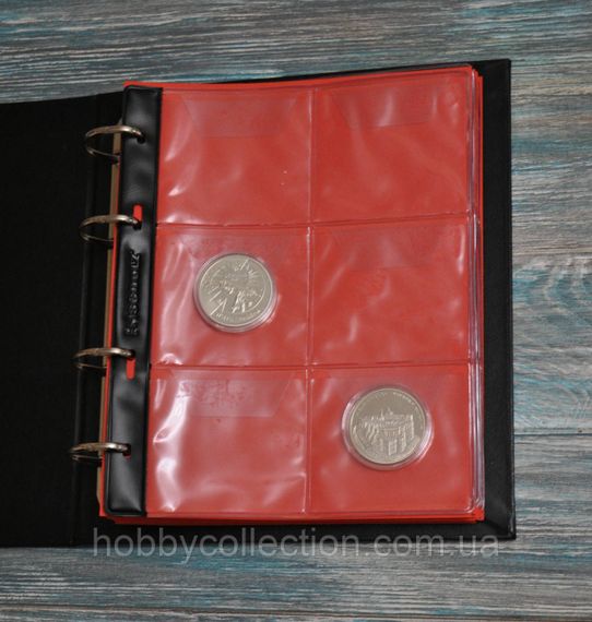 Альбом для монет Hobby Collection Classic MM Schulz  - 10 листів - тип 6 (для монет в капсулах) комірка 65*65 | Зображення 5