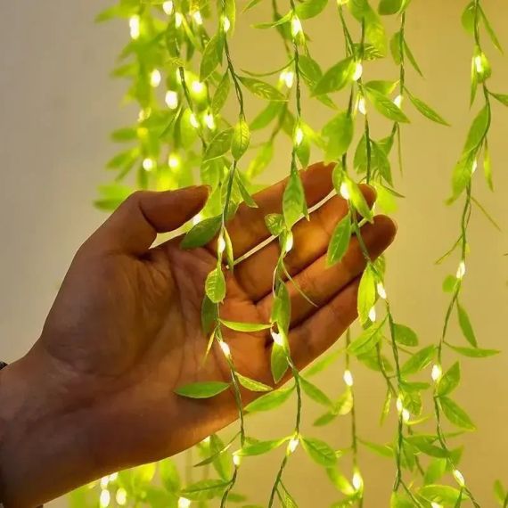 ОЧЕНКА! Гірлянда 200 Led зелена верба теплий білий SF-56 (Немає паковання 3043) | Зображення 7