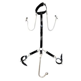 Бондажний набір з металевим анальним гаком Art of Sex Beatrice Bondage set with anal hook № 2 Sex Aura