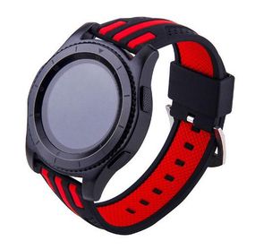 Силиконовый ремешок Primo Dart для часов Samsung Gear S3 Classic SM-R770 / Frontier RM-760 - Black&Red