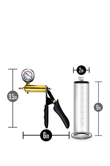 Вакуумна помпа VX6 VACUUM PENIS Pump CLEAR, Черный | Зображення 2