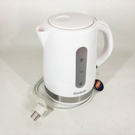 Электрочайник MAGIO MG-100 1.7 л 1700 Вт электронный чайник, чайник дисковый хороший электрический чайник | Зображення 3