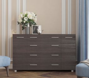 Комод для речей К-4 Еверест 130х38х73 венге темний Телескопічні (кулькові) (EVR-2026)