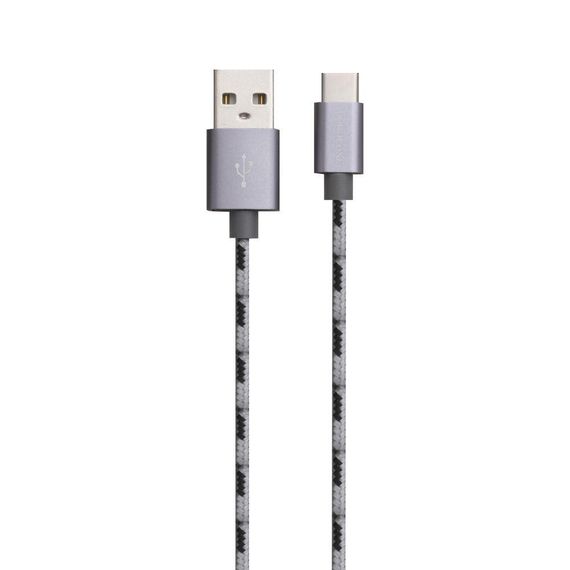 Кабель USB Borofone BX24 Ring current Type-C Колір Сiрий