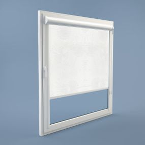 Рулонна штора Rolets Квіти 2-54286-1800 180x170 см закритого типу Біла