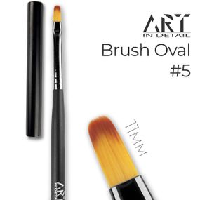 Овальний пензлик ART in detail №5 (ворс 11 мм)