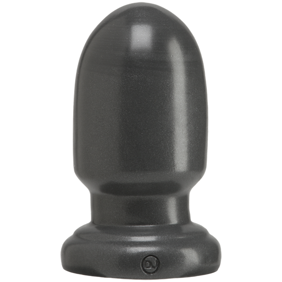 Анальна пробка для фістінгу Doc Johnson American Bombshell - Shell Shock S Gun Metal, діаметр 7,4 см sexstyle