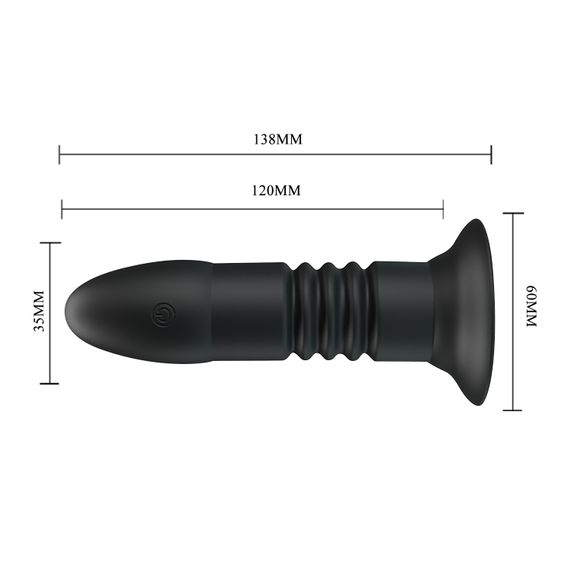 Анальна пробка - Mr.Play Remote Control Vibrating Anal Plug | Зображення 7