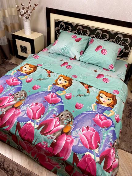 Комплект постельного белья Soft полуторный Софія Прекрасна 150х215 см