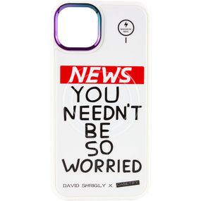 TPU+PC чохол Funny pictures with MagSafe для Apple iPhone 13 (6.1")