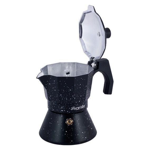 Кофеварка гейзерная Kamille KM-2513MR 450 мл 9 порций | Зображення 6