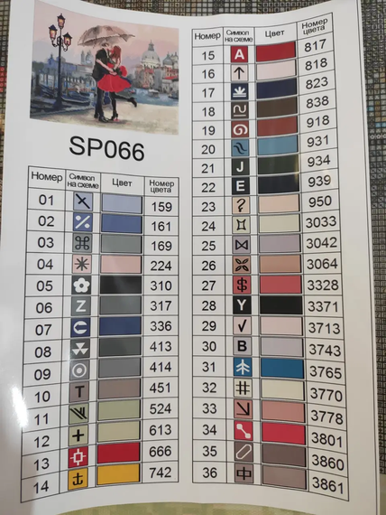 Алмазна мозаїка Закохана пара 40х50 см ColorArt  SP066 | Зображення 3