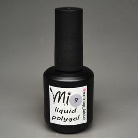 Рідкий полігель Мі #9 сірий 15мл (пляшка з пензликом)