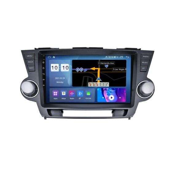 Штатна магнітола серії Mekede M400S під Toyota Highlander 2 XU40 2007-2013 Kluger 2008-2014 (K2) 10 дюймів