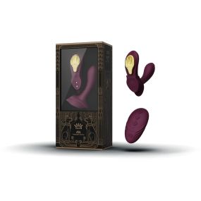 Вібратор в трусики AYA Zalo Velvet Purple на пульті керування Sex Aura