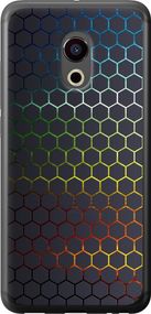 Чехол на Meizu Pro 6 Переливающиеся соты "498u-293-17620"