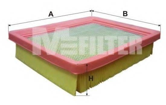 Фільтр повітряний MAZDA 121 (вир-во M-filter) MFILTER K400 на MAZDA ETUDE III (BF)