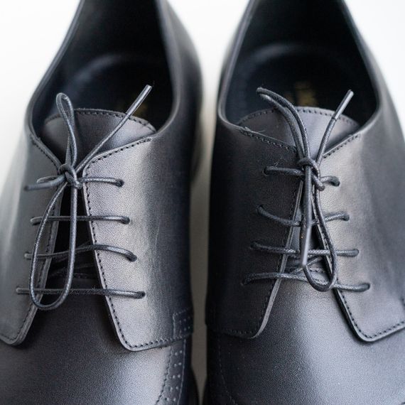 Стильне чорне взуття туфлі 44 розмір | Зображення 4