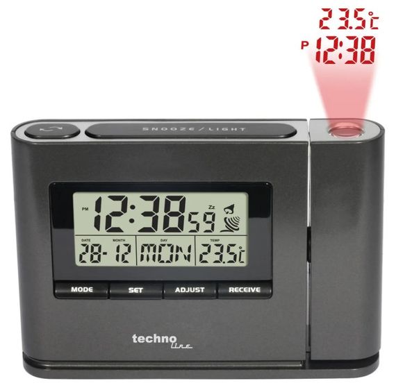 Годинник проекційний Technoline WT519 Anthracite (WT519) | Зображення 4