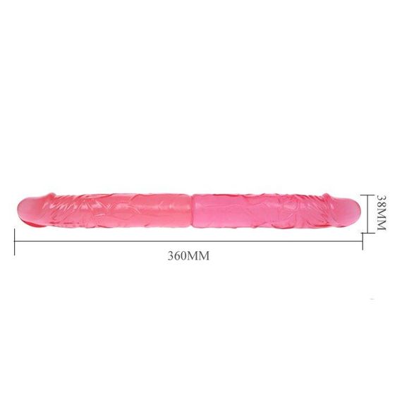 Подвійний фалоімітатор "Double Dong" BW-010011M Sex Aura | Зображення 6