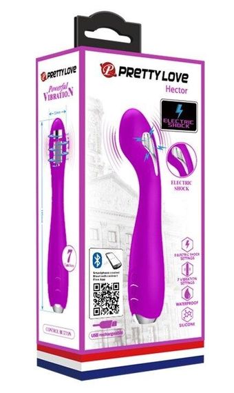Смарт вибратор Pretty Love - HECTOR G-SPOT VIBRATOR с электростимуляцией, BI-014765HP Sex Aura