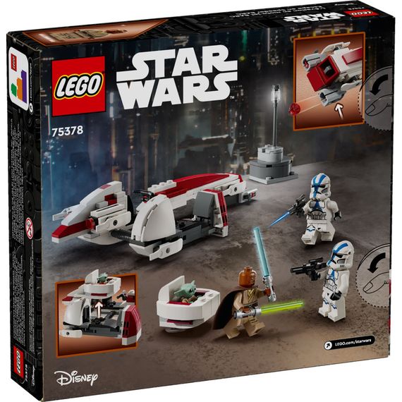 Конструктор LEGO Star Wars Втеча на BARC спідері 221 деталь (75378) | Зображення 6