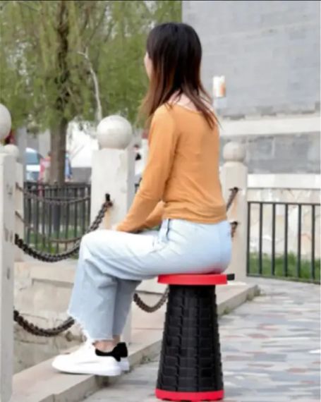 Складаний стілець Telescopic stool розкладний телескопічний стілець | Зображення 3